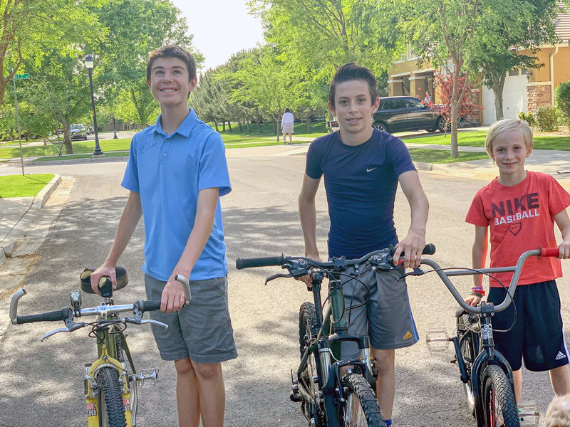 Ben Bonaroti and his friends